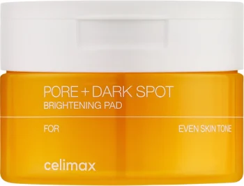 Освітлююччі педи з кислотами та ніацинамідом Celimax Pore+Dark Spot Brightening Pad 100 мл (40 педів)