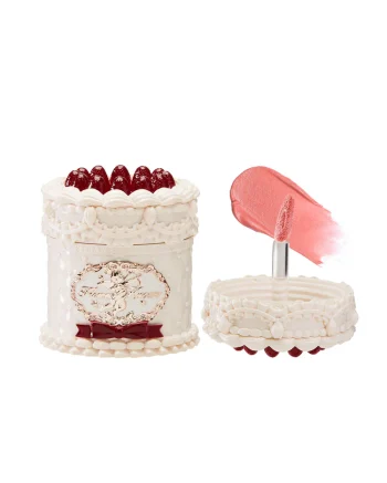 Мусова помада-тортик від Flower Knows з колекції Strawberry Cupid (V02 Souffle)