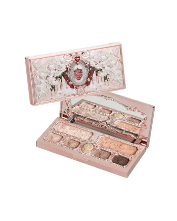Палетка тіней від Flower Knows з колекції Strawberry Cupid (01 Honey Canele)