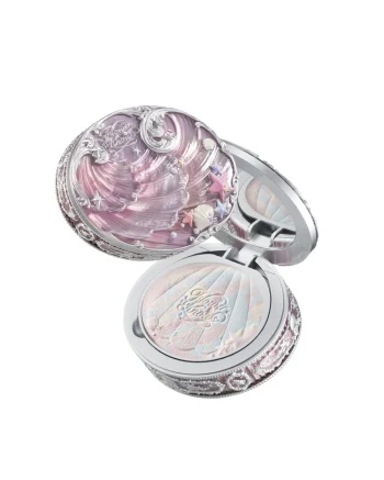 Запечена пудра від Flower Knows з колекції Shell's Jewel (02 Dreamy Pink)