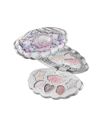 Палетка тіней від Flower Knows з колекції Shell's Jewel (01 Moonlight Pearl)