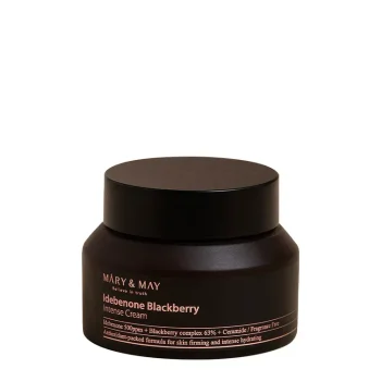 Зволожуючий крем з антиоксидантами - Mary&May Idebenone + Blackberry complex intensive total care cream 70 г