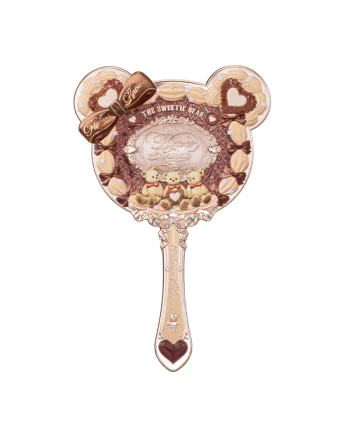 Дзеркало з ручкою від Flower Knows з колекції The Sweetie Bear (Caramel Brown)