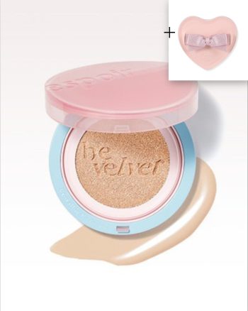 Кушон Espoir Pro Tailor be velvet cover cushion set cherry blossom edition 13г*2 - лімітована серія (22 Petal) + спонж від Flower Knows у подарунок
