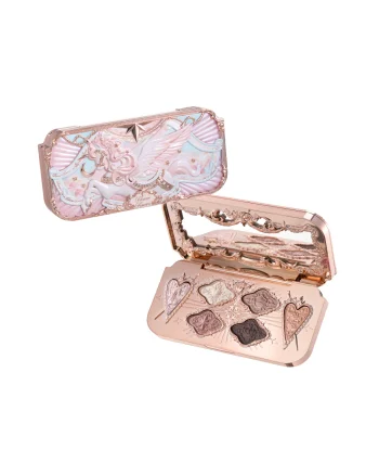Палетка тіней від Flower Knows Knight Unicorn 6-Color Satin Makeup Palette (01 Aurora Reverie)